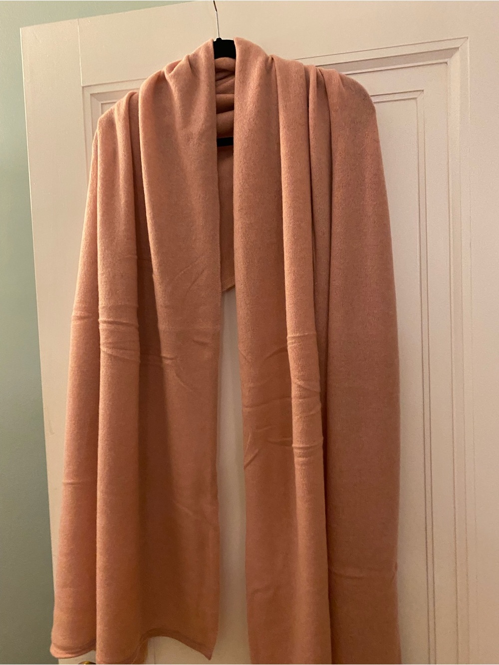 NWT charter club pink cashmere shawl . One size.
